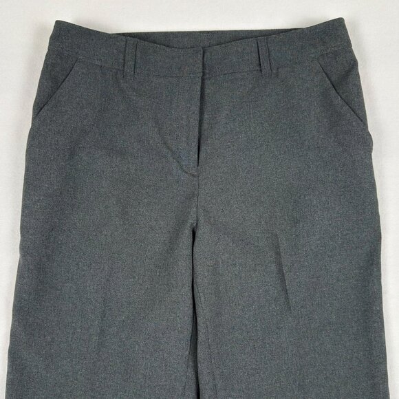 Jessica grey straight leg dress pants size 14 womens cropped inseam 26.5 in - Picture 4 of 10